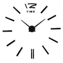 3D Quartz Wall Clock Large Decorative Design