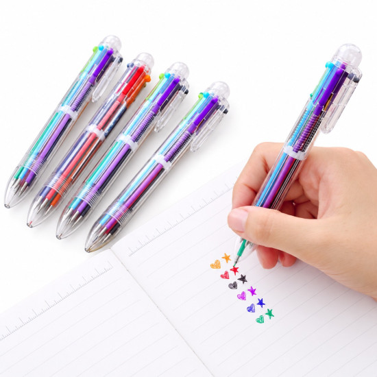 6 Color Multi-Ink Pen for School, Office and Note Taking 6 Color Multi-Ink Pen for School, Office and Note Taking