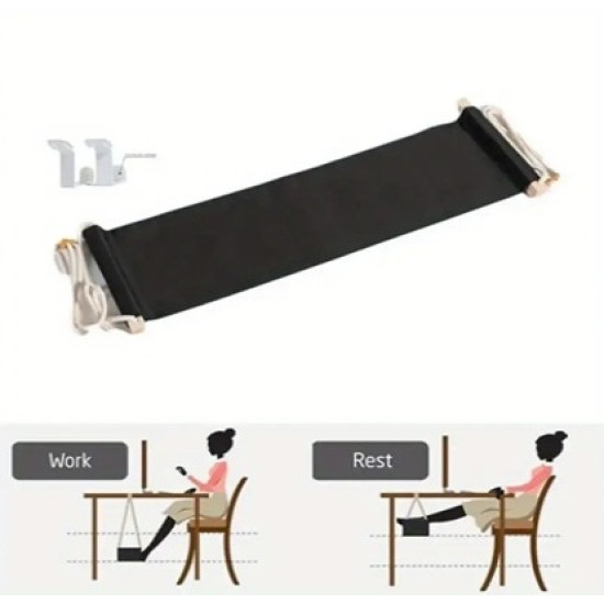 Adjustable Office Footrest with Massage Surface