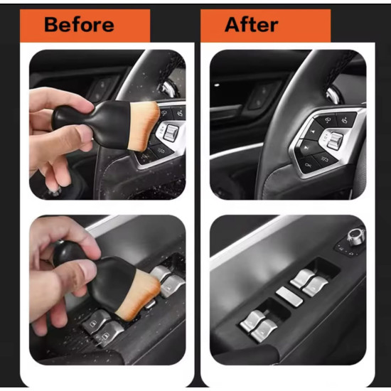 Multi-Purpose Car Interior Cleaning Brush Multi-Purpose Car Interior Cleaning Brush