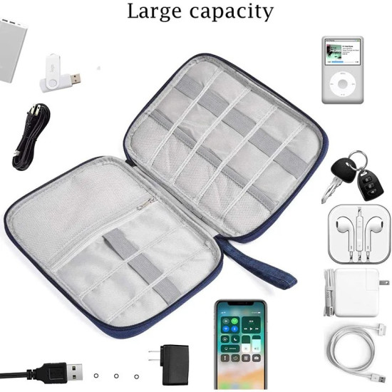 Waterproof Electronic Accessories Organizer Travel Bag