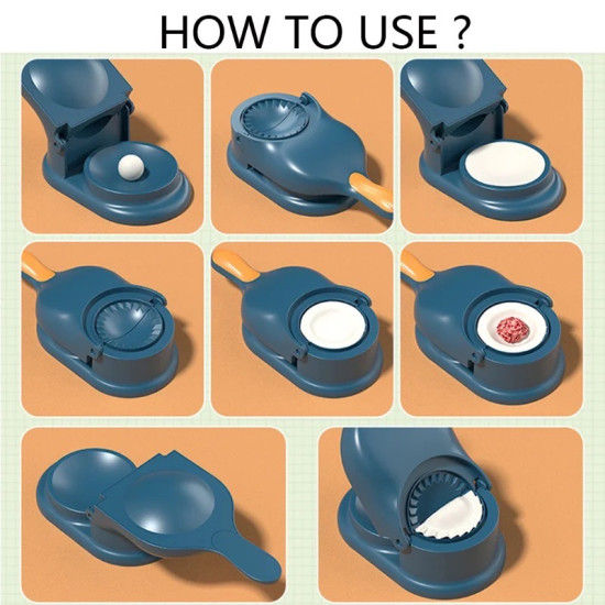 2-in-1 Pastry Maker – Dough Shaping & Sealing Tool
