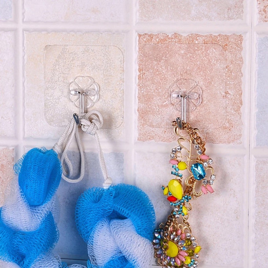 Heavy Duty Adhesive Wall Hook | Multi-Purpose No-Drill Hook Heavy Duty Adhesive Wall Hook | Multi-Purpose No-Drill Hook