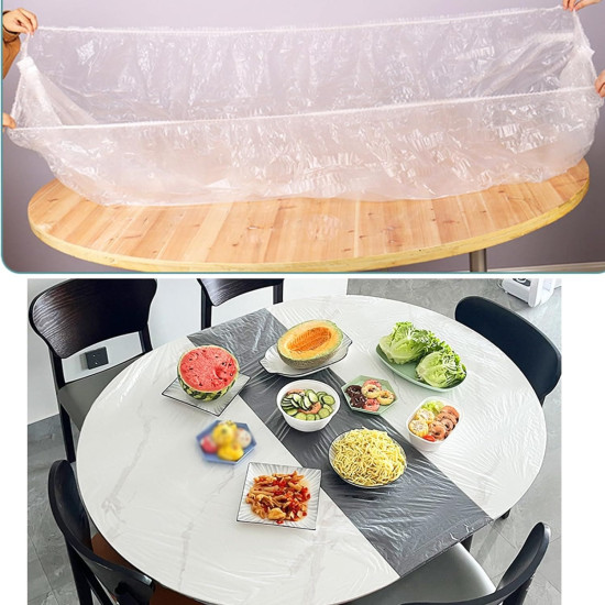 Elastic Nylon Table Cover for Furniture and Surface Protection