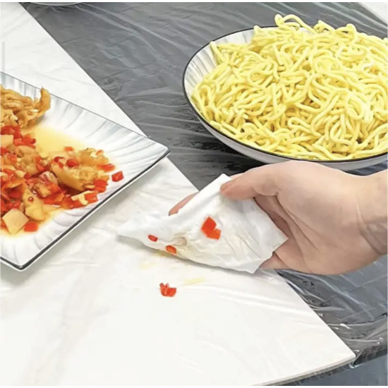 Elastic Nylon Table Cover for Furniture and Surface Protection