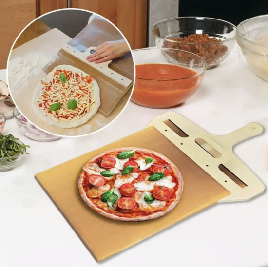 Sliding Pizza Peel – Dough Transfer Board for Pizza & Pastries