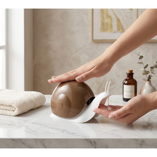 Refillable Snail Soap Dispenser for Kids
