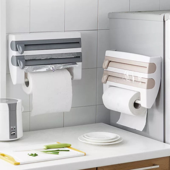 Kitchen Foil, Plastic Wrap & Tissue Organizer