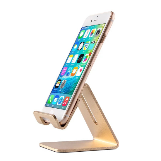 Aluminum Phone Stand for Desk, Study and Video Viewing