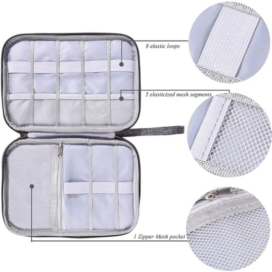Waterproof Electronic Accessories Organizer Travel Bag