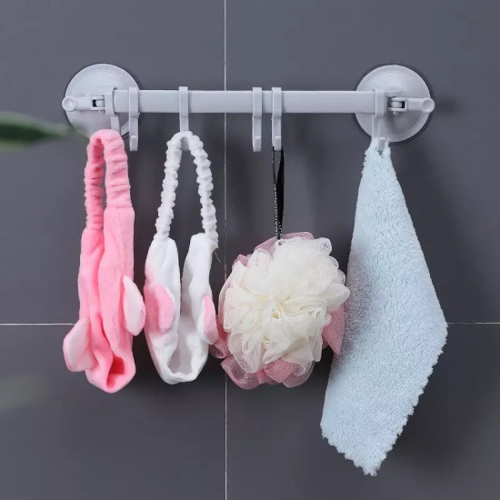 Multi-Purpose Adhesive Hook | No-Drill Hook for Kitchen, Bathroom & Travel