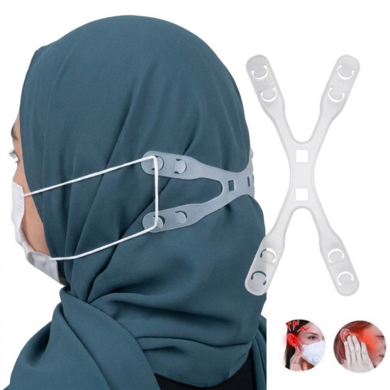 Transparent Mask Strap Holder – Comfortable Ear Saver for Daily Use