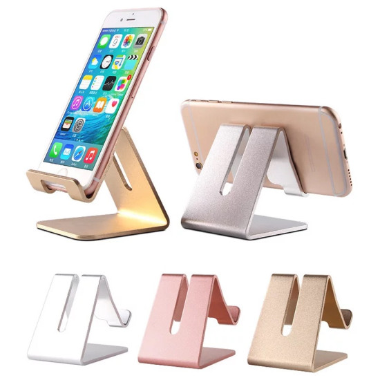 Aluminum Phone Stand for Desk, Study and Video Viewing