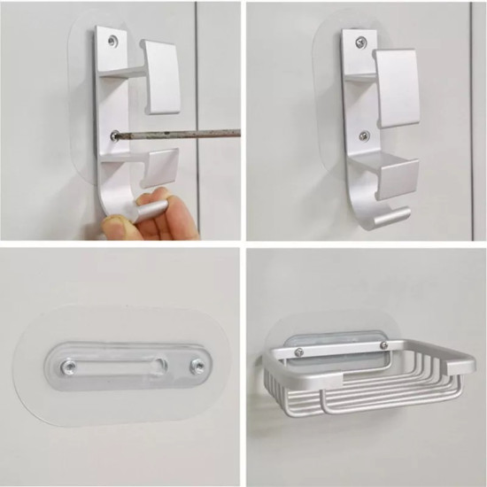 Heavy Duty Adhesive Screw (Pack of 2) – No-Drill Wall Mount Hook Up to 3kg Heavy Duty Adhesive Screw (Pack of 2) – No-Drill Wall Mount Hook Up to 3kg