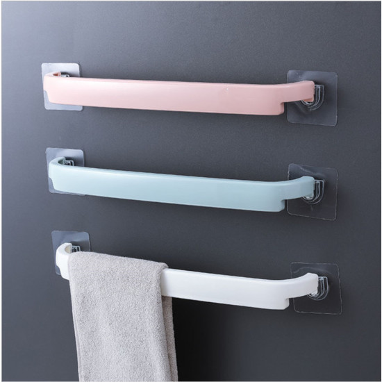 Adhesive Towel Holder No Drill Multi-Purpose Rack Adhesive Towel Holder No Drill Multi-Purpose Rack