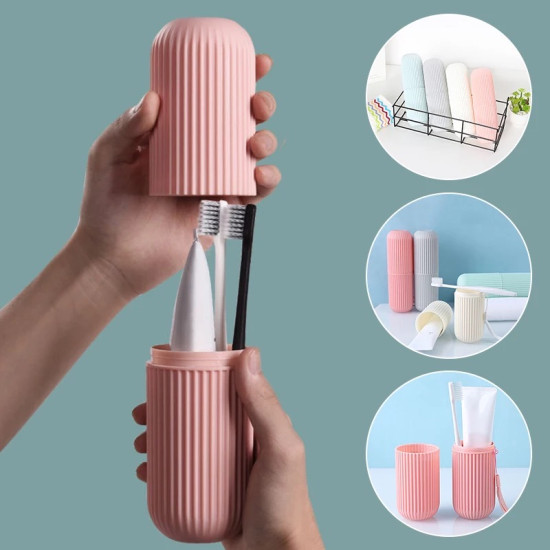 Multi-Purpose Toothbrush & Makeup Brush Travel Case Multi-Purpose Toothbrush & Makeup Brush Travel Case