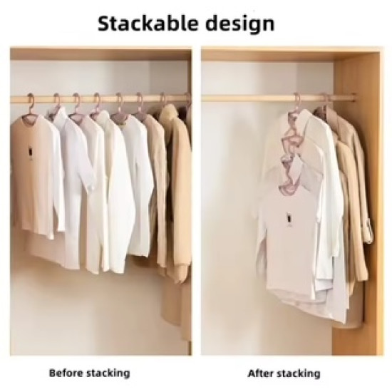 علاقات ملابس متعددة الوظائف بخطاف دوّار 360° وتصميم موفر للمساحة