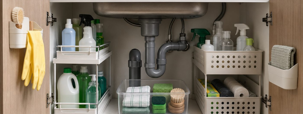 Smart Under-Sink Kitchen Organization Ideas Using Practical Storage Solutions
