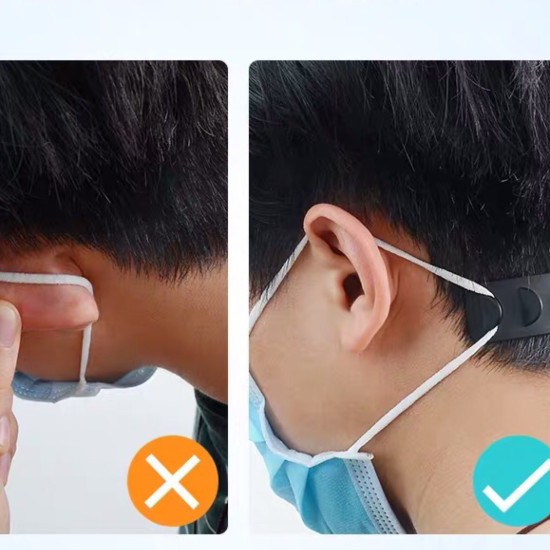 Transparent Face Mask Ear Saver Strap