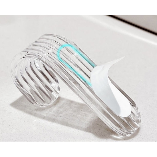 Multi-Purpose Transparent Adhesive Wall Hook – Strong No-Drill Organizer for Kitchen & Bathroom
