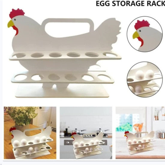 Chicken Egg Holder Stand – Decorative Egg Storage Rack