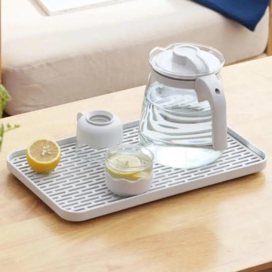 Double Layer Serving Tray for Cups and Drinks
