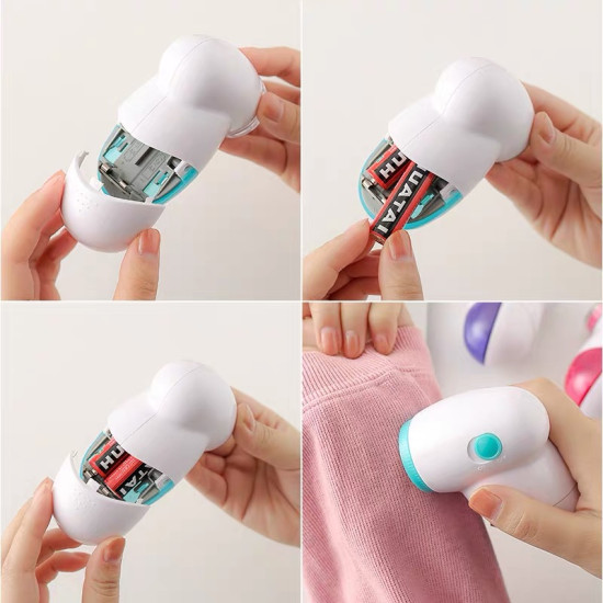 Battery-Powered Fabric Lint Remover – Clothes Shaver Battery-Powered Fabric Lint Remover – Clothes Shaver