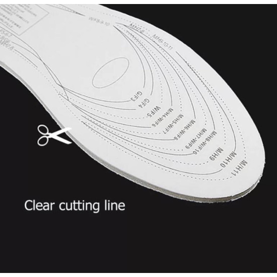 Comfort Foam Foot Insoles (Pair) – Trim-to-Fit Shoe Cushion Inserts