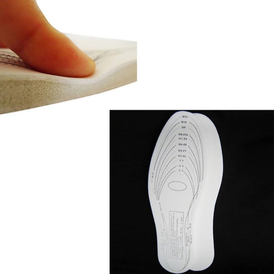 Comfort Foam Foot Insoles (Pair) – Trim-to-Fit Shoe Cushion Inserts