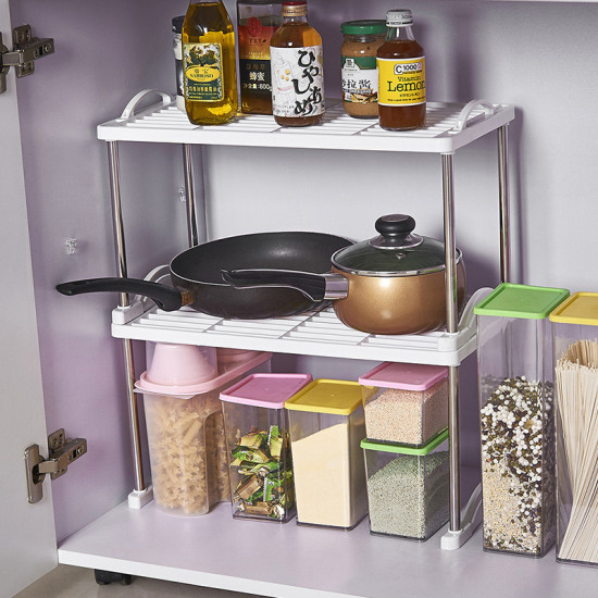 Multi-Purpose Storage Organizer Rack for Kitchen and Office Multi-Purpose Storage Organizer Rack for Kitchen and Office