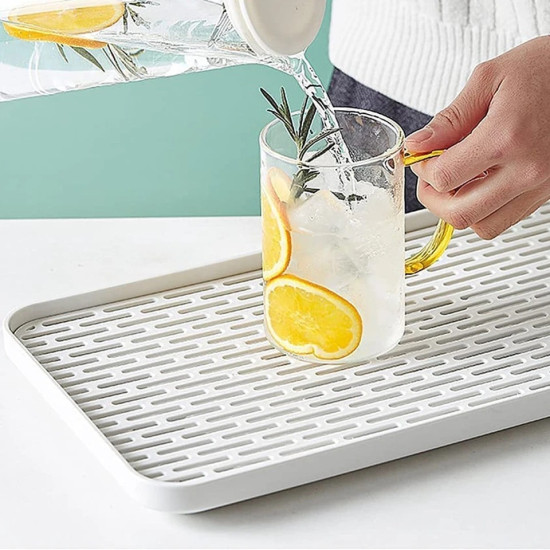 Double Layer Serving Tray for Cups and Drinks