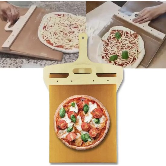 Sliding Pizza Peel – Dough Transfer Board for Pizza & Pastries