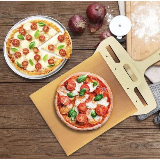 Sliding Pizza Peel – Dough Transfer Board for Pizza & Pastries