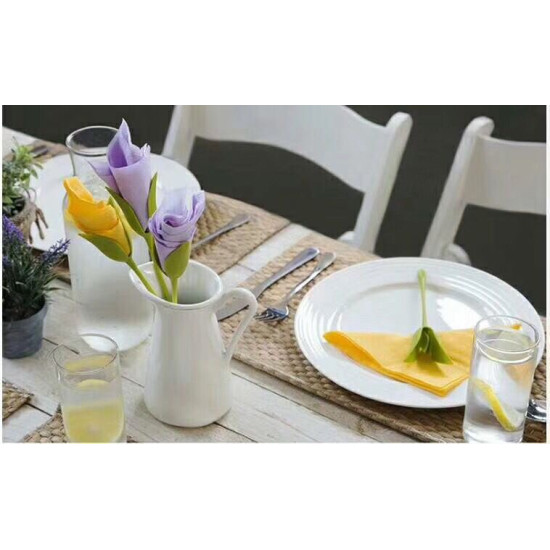Rose-Shaped Napkin Holder for Elegant Table Decoration and Dining Presentation Rose-Shaped Napkin Holder for Elegant Table Decoration and Dining Presentation