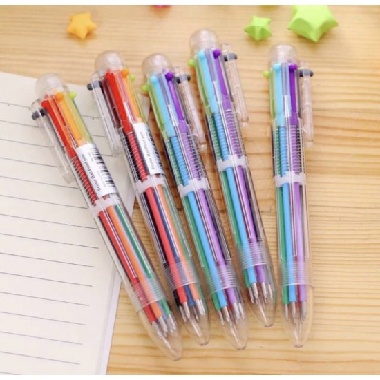 قلم 6 ألوان