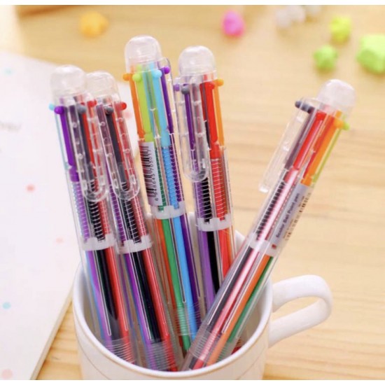 قلم 6 ألوان