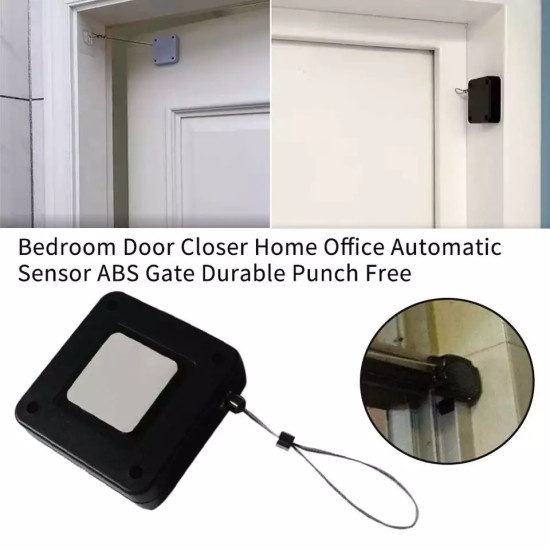 Automatic self closing door lock and closer for home and office use
