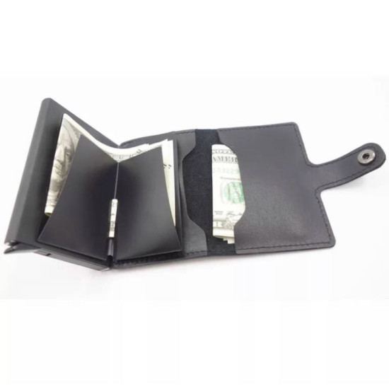 Aluminum Card Wallet Holder – Slim Wallet for Cards & Cash Aluminum Card Wallet Holder – Slim Wallet for Cards & Cash