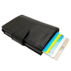 Aluminum Card Wallet Holder – Slim Wallet for Cards & Cash