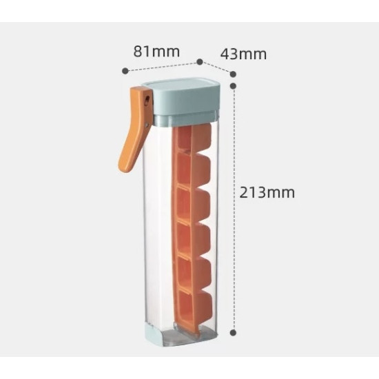 Smart Ice Cube Tray with Push Handle