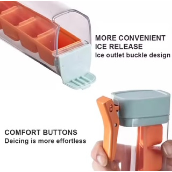 Smart Ice Cube Tray with Push Handle