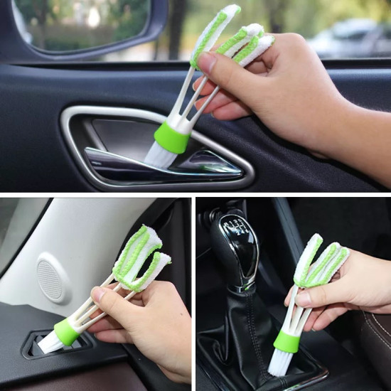 Precision Cleaning Brush for Narrow Spaces and Air Vents