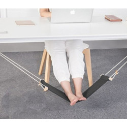 Adjustable Office Footrest with Massage Surface