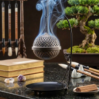 مبخر معلق فاخر للبخور والعود – مبخرة أنيقة للمنزل والمكتب