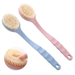 Long Handle Body Bath Brush – Back Cleaning & Massage Brush