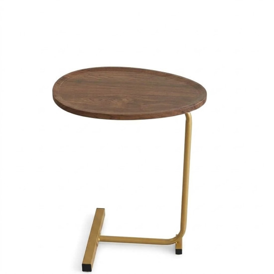 Modern C-Shaped Side Table