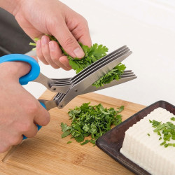 Multi-Blade Herb & Leafy Vegetable Scissors