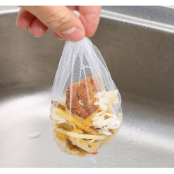Kitchen Sink Strainer Filter Mesh (100 PCS) – Disposable Food Waste Drain Filter Bags
