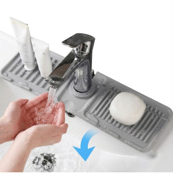Silicone Faucet Splash Guard and Sink Drying Mat