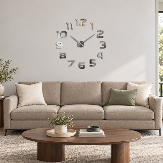 Modern Acrylic Wall Clock Large 3D Acrylic Quartz Wall Clock